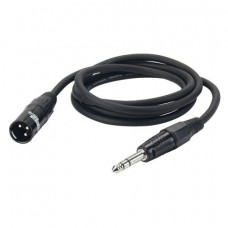 DAP Audio Skaņas vads Stereo Jack 6,3mm uz XLR 3 pin Male 6m DAP Audio Skaņas vads Stereo Jack 6,3mm uz XLR 3 pin Male 6m